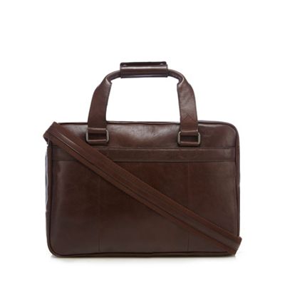Hammond & Co. by Patrick Grant Brown leather two handle bag